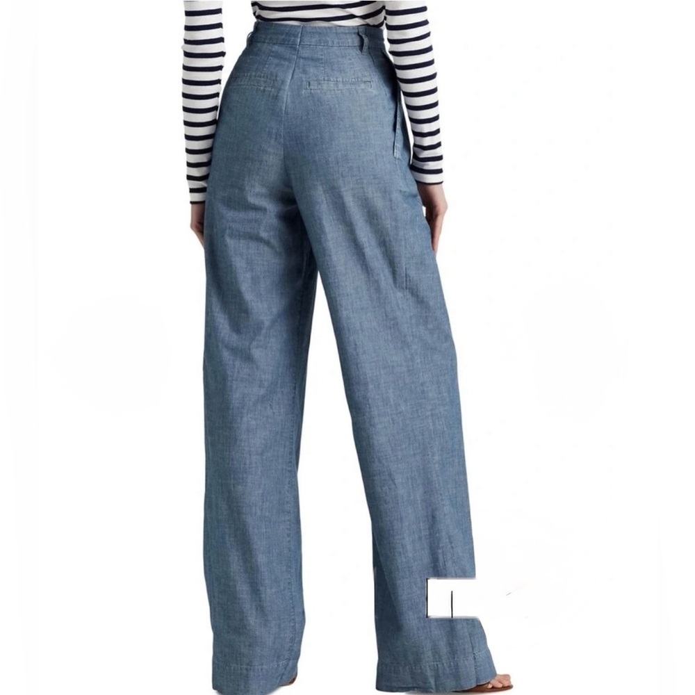 Lauren Ralph Lauren, Chambray Trousers - Picture 3 of 14